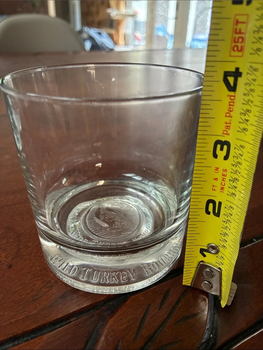 Beautiful Vintage Wild Turkey Bourbon Rocks Glasses x2